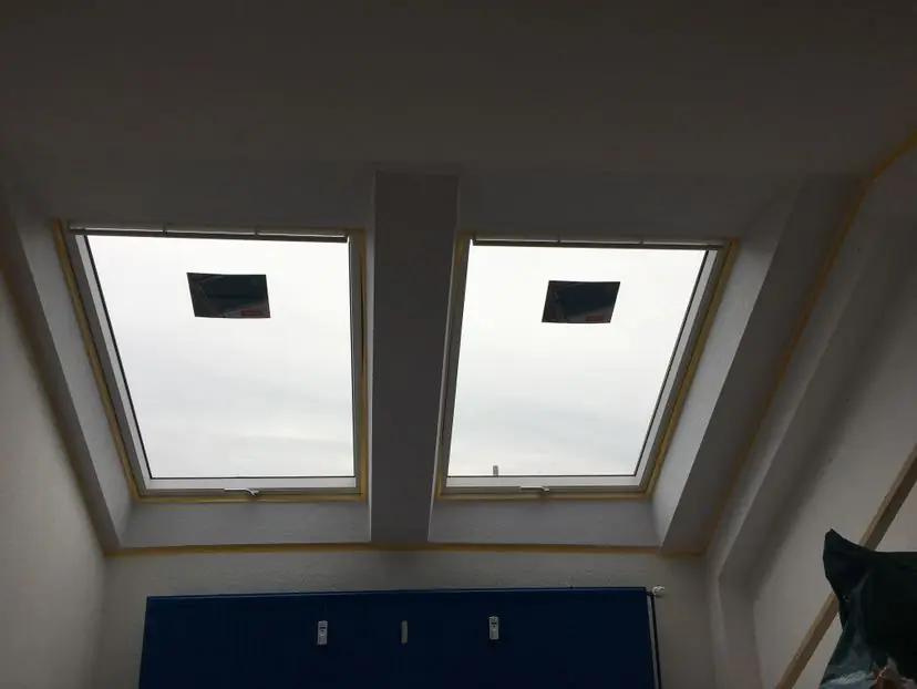 Renovierter Dachraum mit neuen Oberflächen